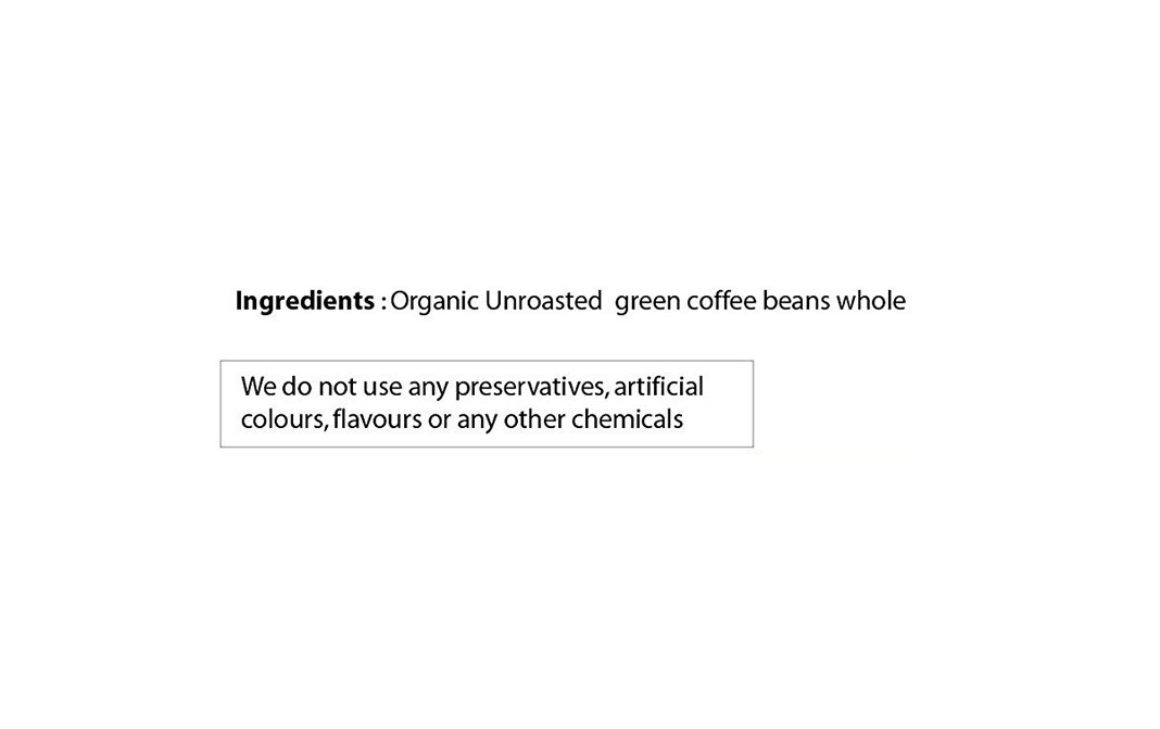 Flavourlite Green Coffee Beans    Pack  500 grams